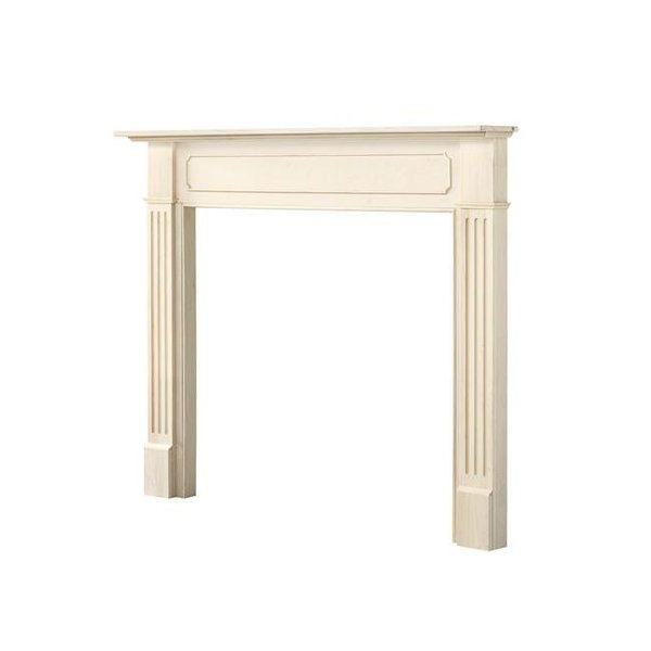 Pearl Mantels Corp Pearl Mantels 110-48 Williamsburg Fireplace Mantel Surround  Unfinished 110-48